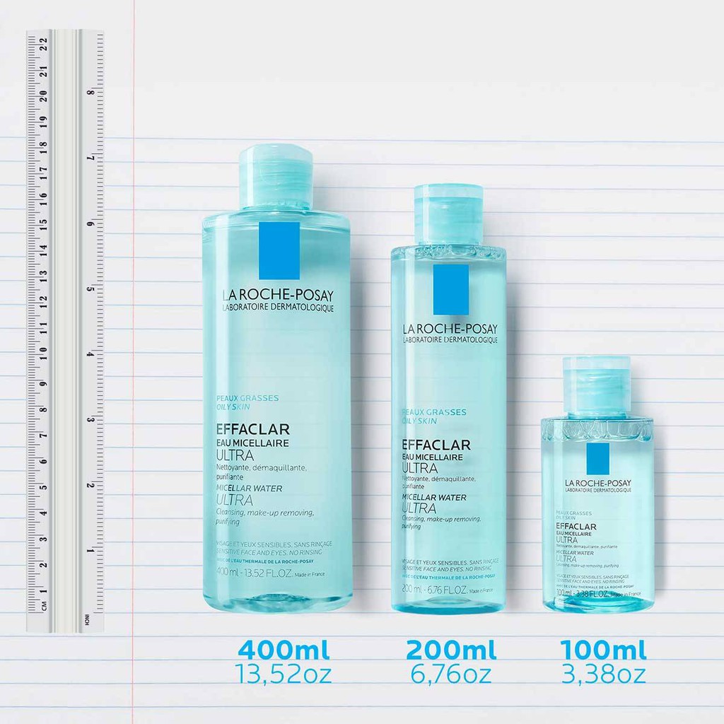 Tẩy trang LA ROCHE POSAY - Nước Tẩy Trang La Roche Posay Effaclar Micellar Water For Oily Skin (Xanh da dầu)