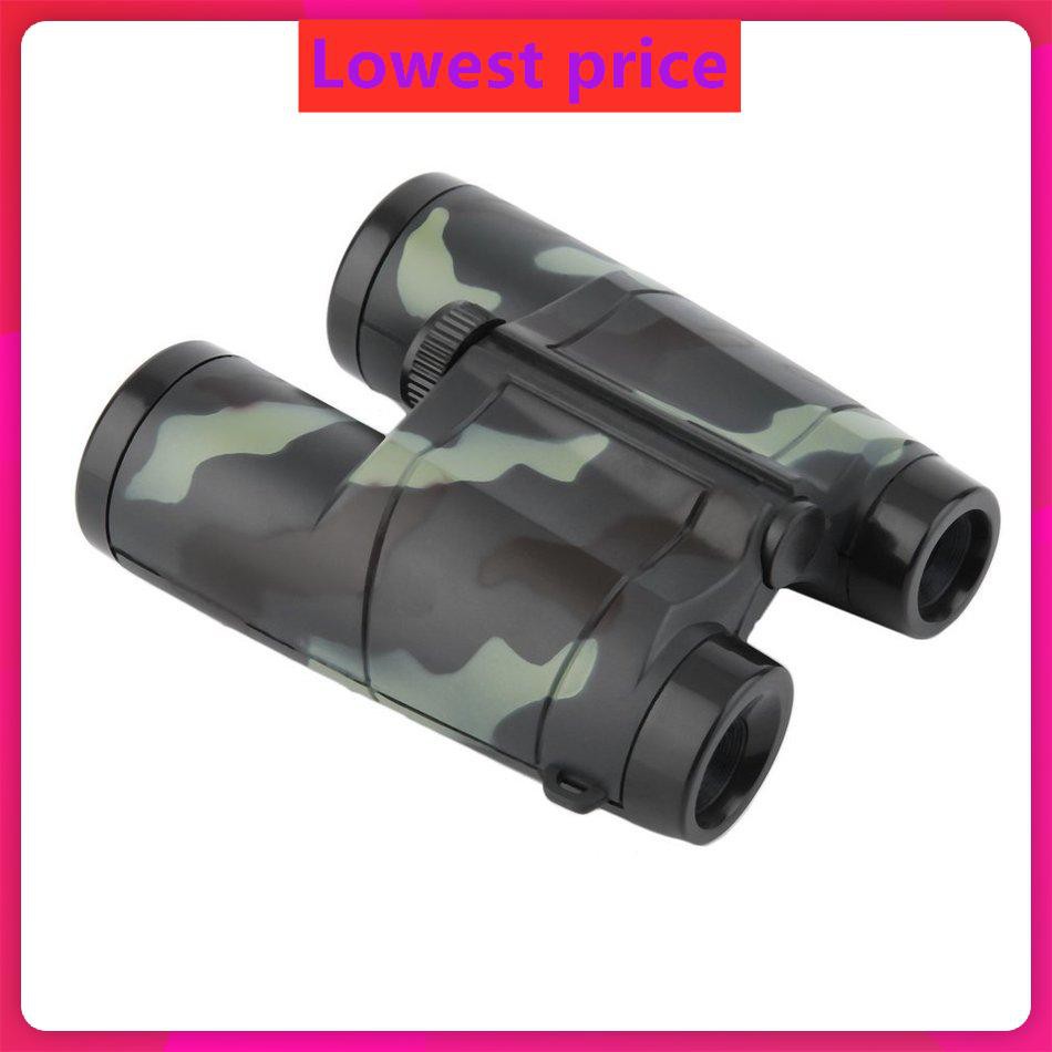 4X 35mm Camouflage Children Gift Portable Plastic Binocular Telescope Toy