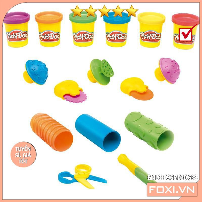 Đất nặn an toàn cho bé-Đất nặn Play Doh loại To-Hàng VNXK CLC-Phát triển trí tưởng tượng và sự khéo léo cho bé