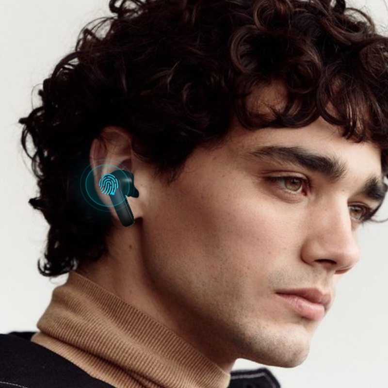 Tai Nghe Không Dây Bluetooth True Wireless PKCB380 Âm Thanh HIFI Có Mic Thu Âm Đàm Thoại Cảm Ứng Chạm - Hàng Chính Hãng
