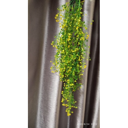 Hoa Giả - Cụm Hoa Treo Tường - Hoa chuông rủ- dài 70 cm- trang trí nhà cửa