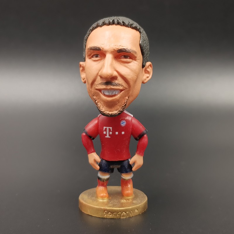 Mô Hình Cầu Thủ Bóng Đá Munich Levandowski Muller Roben Ribery JAMES Lahm Alonso Neuer