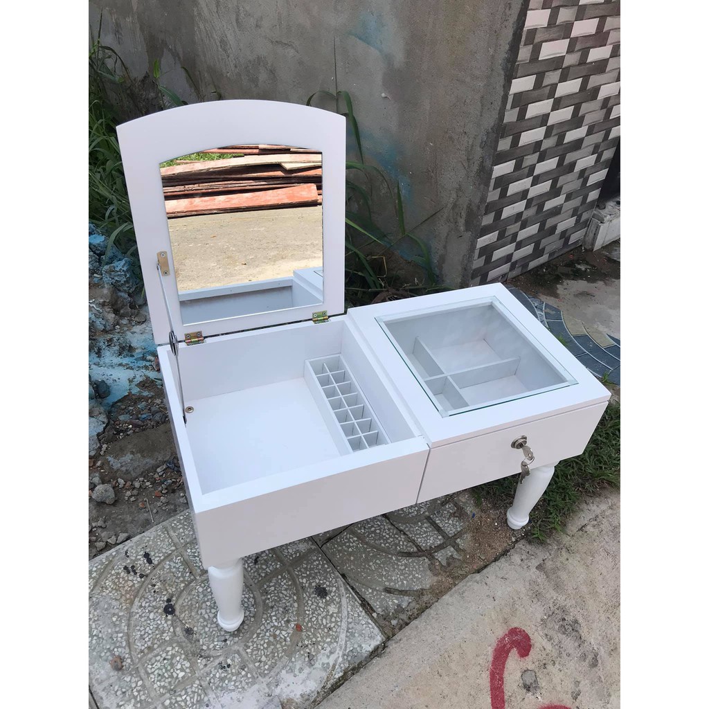 Bàn Trang Điểm Mini - Bàn Trang Điểm Ngồi Bệt (GỖ)
