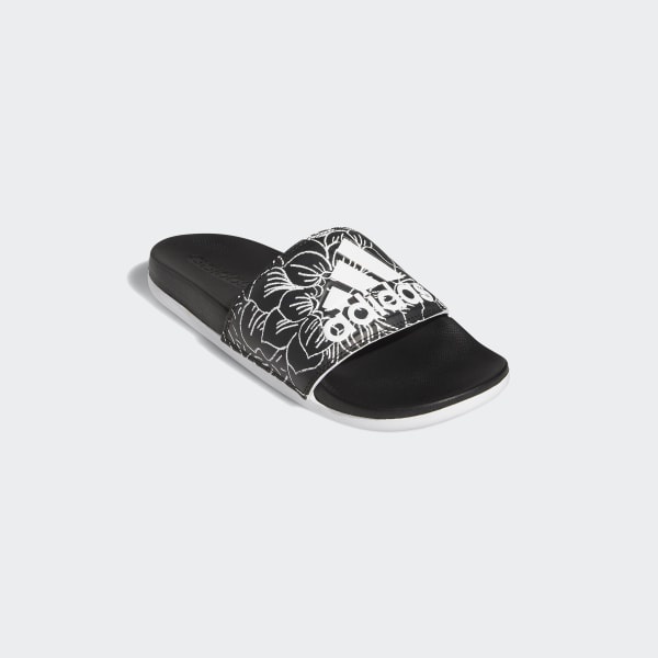 Dép quai ngang Adidas Cloudfoam Comfort hoạ tiết Lotus Hoa Sen