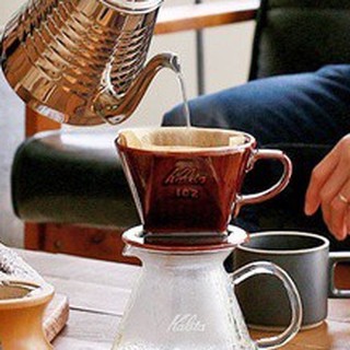 PHỄU PHA CÀ PHÊ BẰNG SỨ KALITA CERAMIC 102 (BROWN)