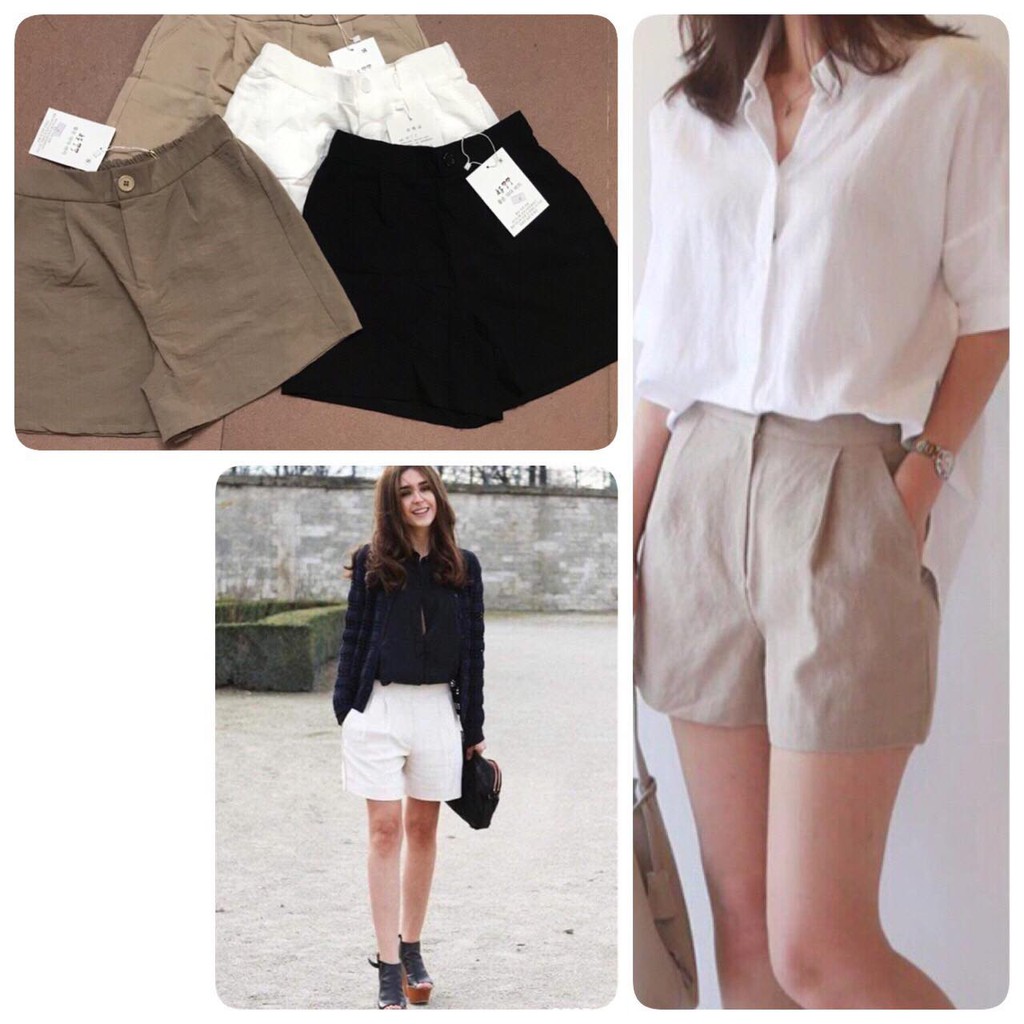 QUẦN SHORT ĐŨI QUẦN ĐÙI CẠP KHUY TRƯỚC CHUN SAU CỰC ĐẸP S21