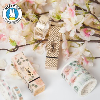 SET 5 WASHI TAPE CHỦ ĐỀ HỒNG TƯỜNG PHỒN HOA
