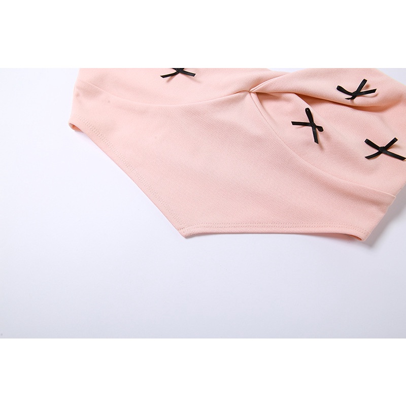 Áo Tank Top Hở Lưng Xếp Ly Thời Trang Cho Nữ