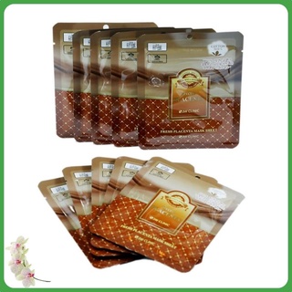 50 Mặt nạ dưỡng da thiên nhiên Nhau thai cừu Mỹ phẩm chăm sóc da chính hãng Hàn Quốc 3W Clinic Fresh Placenta mask sheet