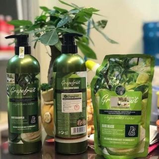 Cặp dầu gội bưởi grapefruit