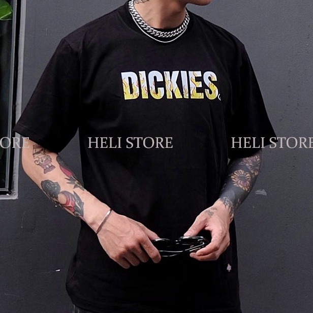 Áo thun Dickies - Teeshirt Dickies Original - Đen &amp; Trắng - Unisex nam nữ.
