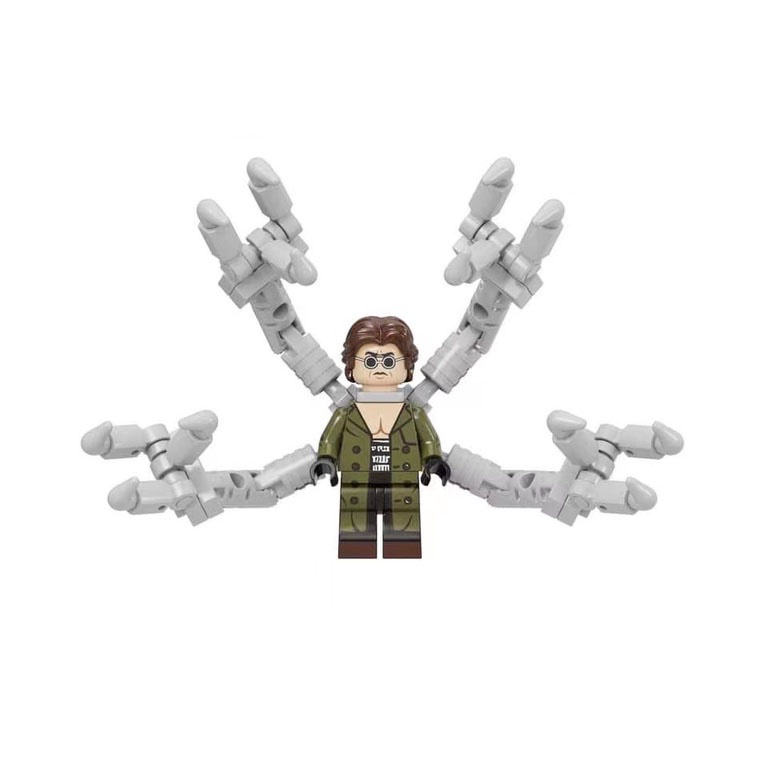 Đồ Chơi Lắp Ráp Người Nhện Dr.S. Mô Hình Nhân Vật Siêu Anh Hùng Marvel Mini