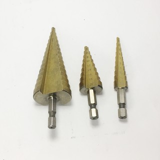 Combo 3 mũi khoan tháp phủ titanium cao cấp