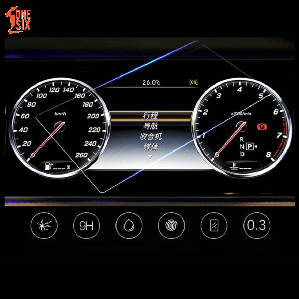 Kính cường lực 0.6mm dán bảo vệ màn hình GPS DVD chống bụi bẩn cho xe ô tô