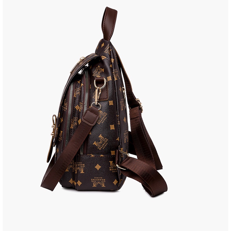 Balo da CHUWANGLIN in chữ thời trang vintage