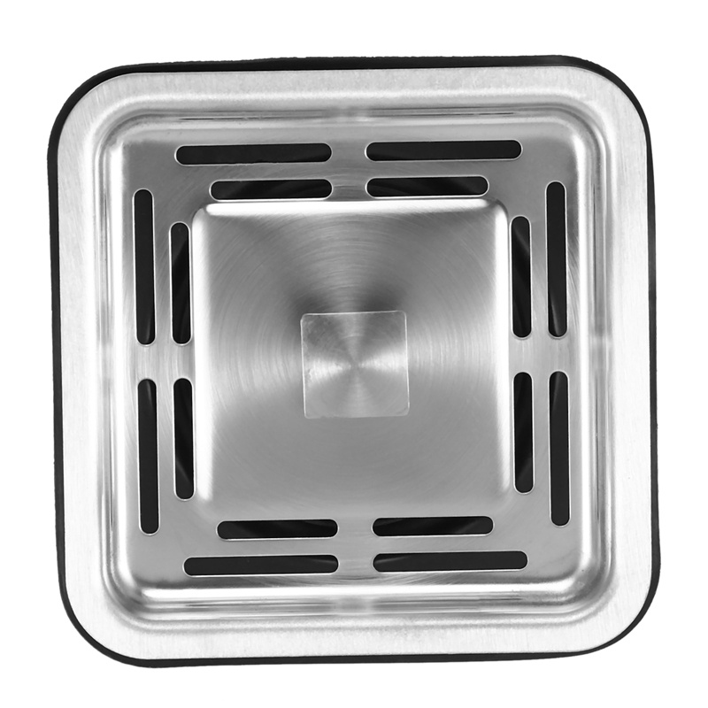 Lưới Lọc Rác Bồn Rửa Chén Hình Vuông Bằng Thép Không Gỉ