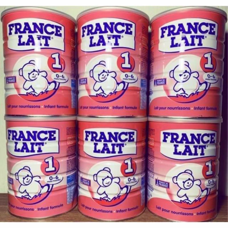 6 lon Sữa france lait số 1,2,3 lon 400g hạn 12/2022 của Pháp