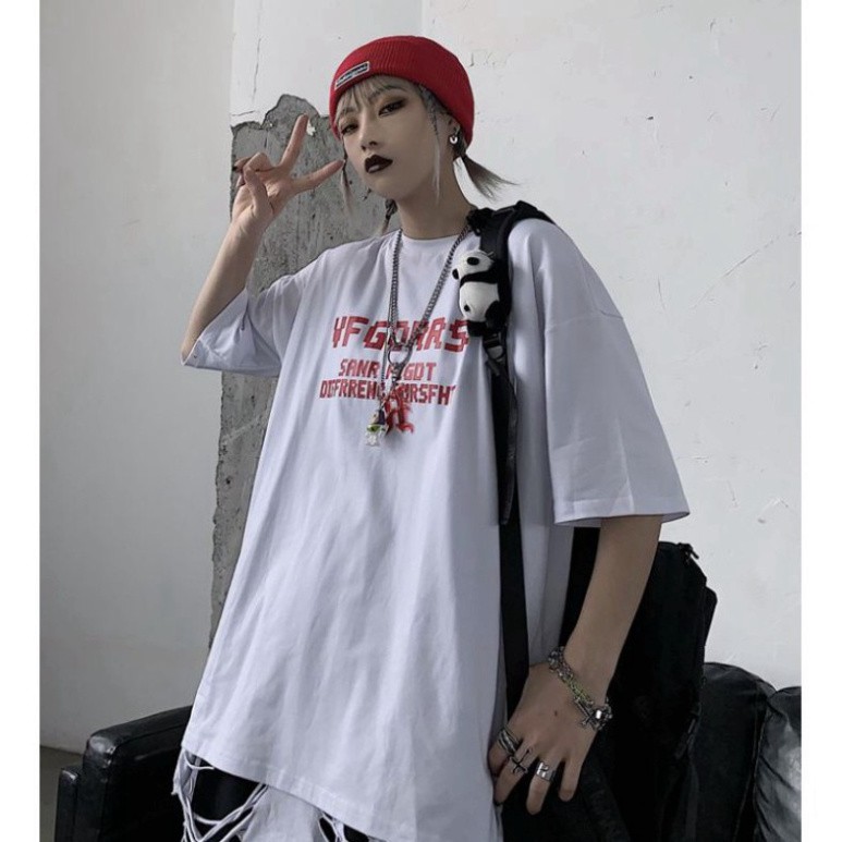 Áo thun tay lỡ Unisex, áo phông form rộng M417 KL SHOP HNSHOP