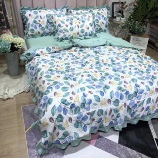 Bộ ga cotton đũi full mền