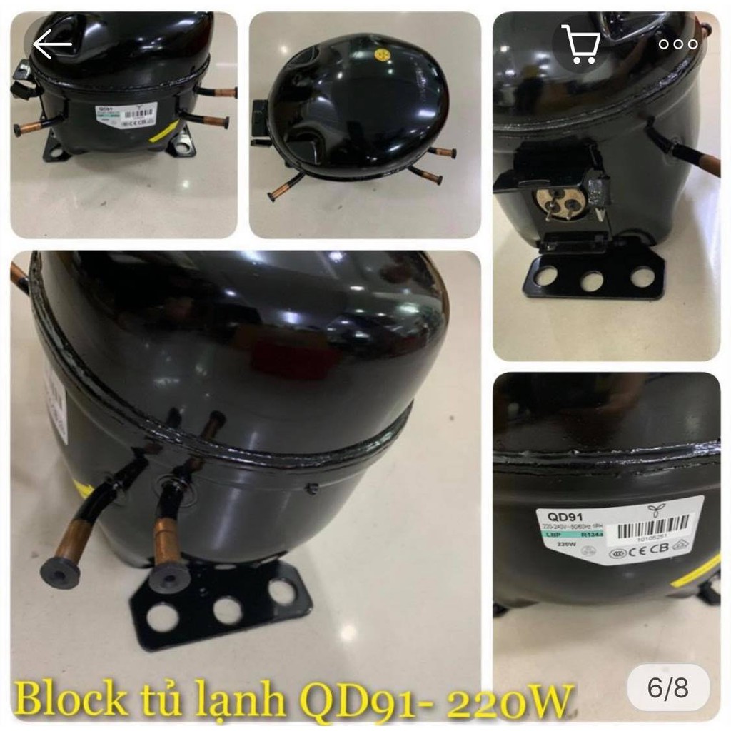 Block tủ lạnh  - Lốc tủ các công suất - Lock TL