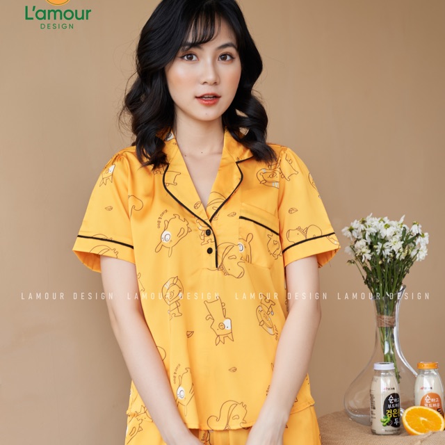 Bộ Lụa Gấu Xiao Vàng - Lửng