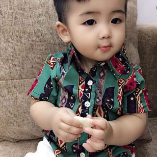 Áo sơmi  3D cho bé