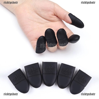 Bộ 5 dụng cụ tẩy sơn móng tay bằng silicone tiện dụng