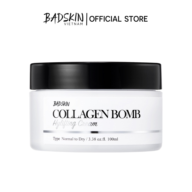 Kem dưỡng cấp ẩm, chống lão hóa , nâng cơ Collagen Peptide Badskin Bomb Hylifting cream