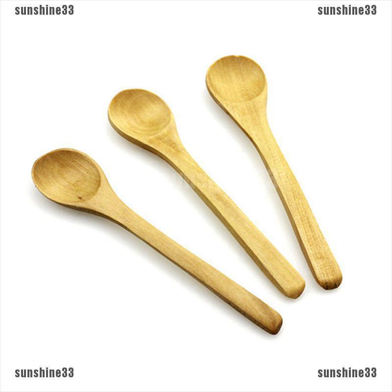 Set 6 muỗng gỗ tre sử dụng trong ăn uống
