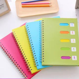 Sổ ghi chép phân 5 màu (J&I)