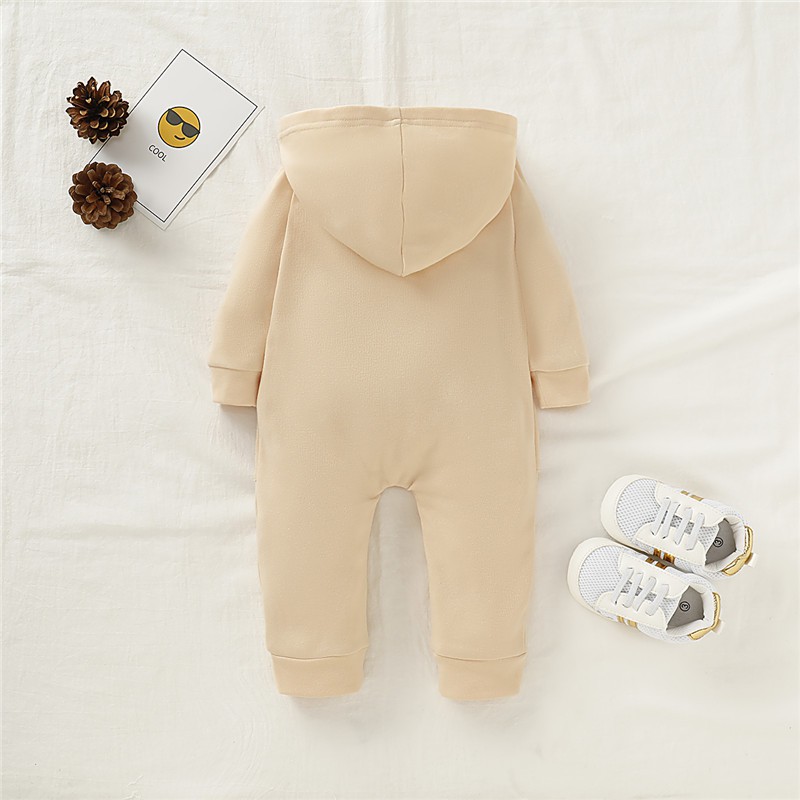 Jumpsuit Cotton DàI Tay, HọA TiếT Dễ Thương Cho Bé Trai (0-18 TháNg