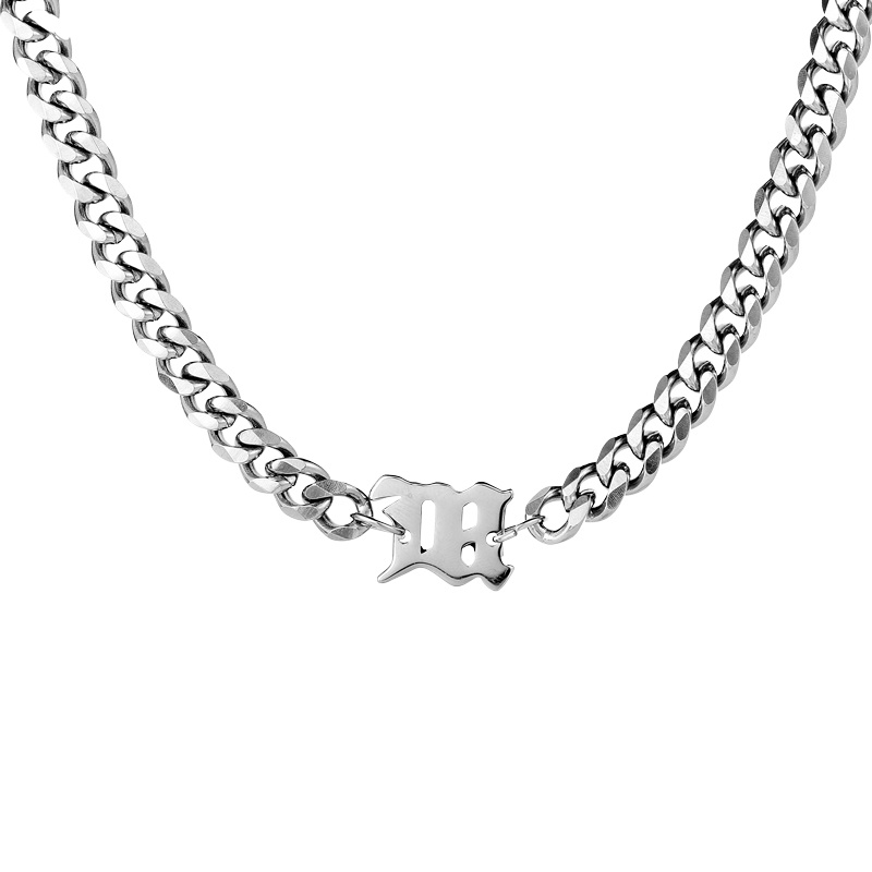 Dây chuyền thép titan phong cách hip hop thời trang cho nữ