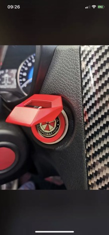 Nút start stop kim loại phong cách siêu xe (ảnh thật lắp xe siêu đẹp)