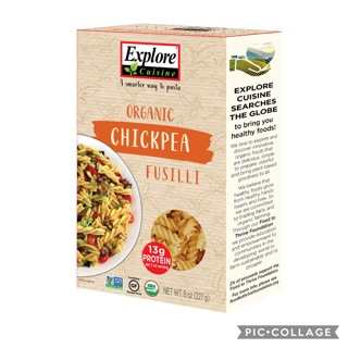 [EXPLORE CUISINE] NUI XOẮN ĐẬU GÀ HỮU CƠ (250g) - Organic Chickpea Fusilli