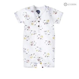 Bộ Romper chui cổ hãng Le Coon - Body chui cổ Le Coon