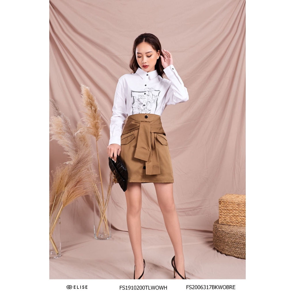 Áo sơ mi elise nguyên tag