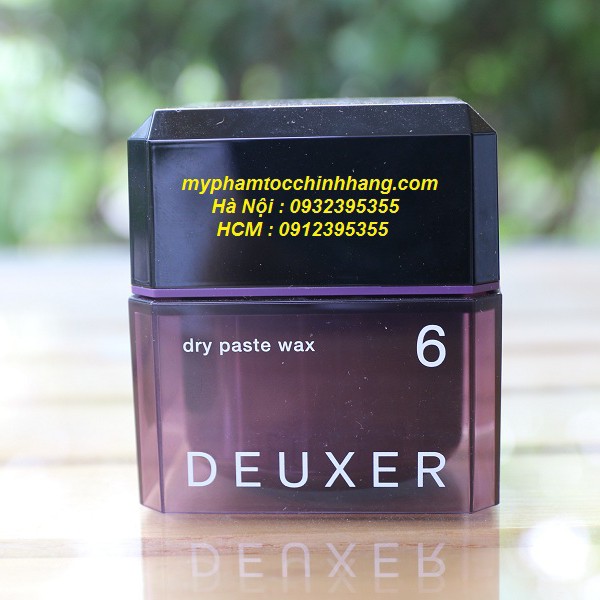 NUMBER THREE 003 SÁP KHÔ TẠO KIỂU CỨNG DEUXER DRY PASTE WAX 6G 80g