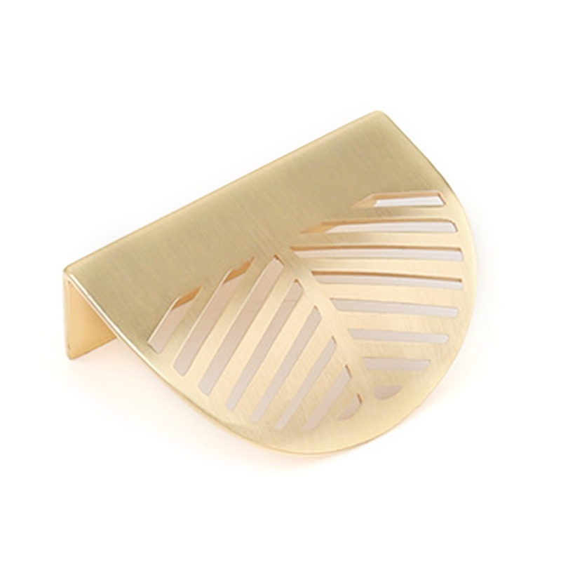 Tay Nắm Ngăn Kéo Tủ Bằng Kim Loại Hình Chiếc Lá Chống Ăn Mòn