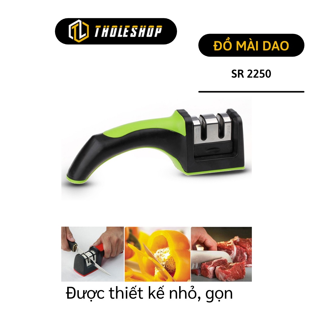 Đá mài dao - Dụng cụ mài dao mài kéo Sr 2250 dễ sử dụng có 2 khe 2508