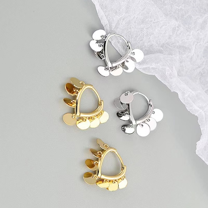 Đôi Khuyên Tai Đính Kim Sa Lấp Lánh Thời Trang Cho Nữ