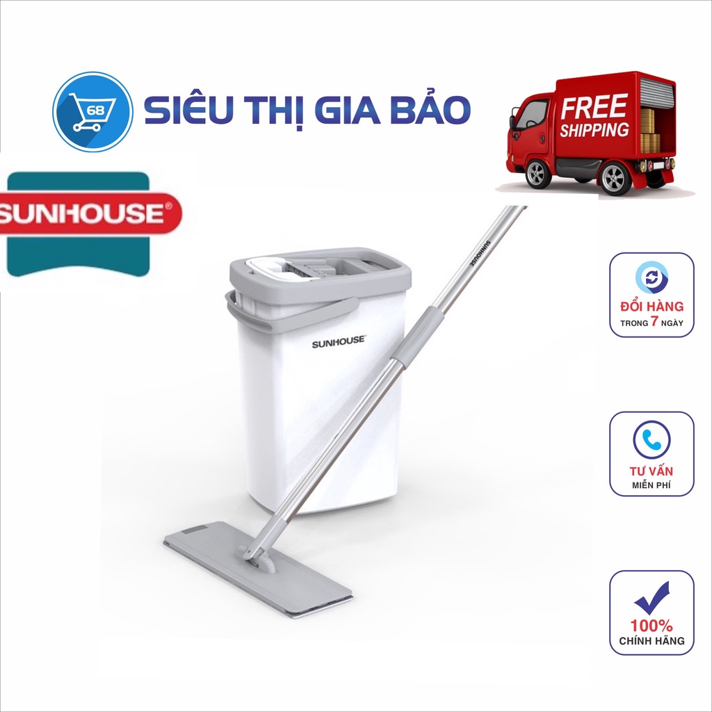 Bộ lau nhà SUNHOUSE KS-CL3211PW SPACE SAVING đa năng thông minh