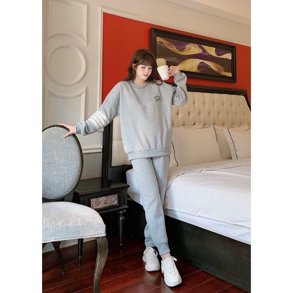 Bộ đồ bầu nỉ bông cực ấm