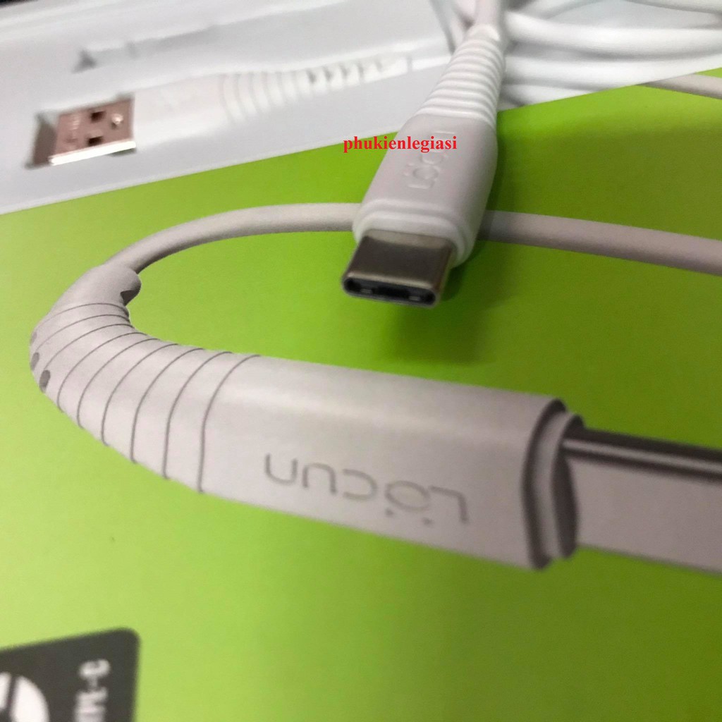 Cáp sạc Iphone, Type C, Micro USB hiệu Lecun mã FD10