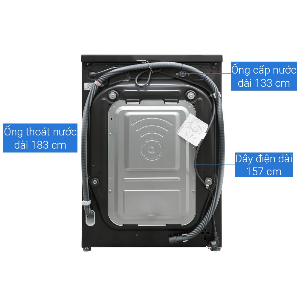 [Giao HCM] FV1450S2B - Máy giặt lồng ngang LG Inverter 10.5 kg FV1450S2B