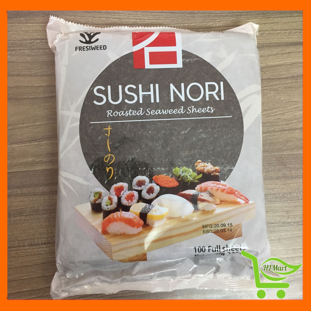 100 lá Rong biển cuốn cơm Sushi Nori 💚Freeship💚  Fresiweed 230g