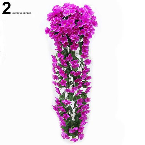 Dây hoa Violet giả sinh động trang trí đa năng