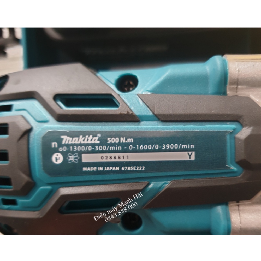 Máy siết bulong makita 199V - Siết bulong không chổi than Makita tặng kèm đầu chuyển vít  (bảo hành 12 tháng