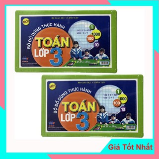 Bộ Đồ Dùng Toán Lớp 3 Nhật Hoa Minh Gồm 203 Chi Tiết Theo Chương Trình Giáo Dục Tiểu Học