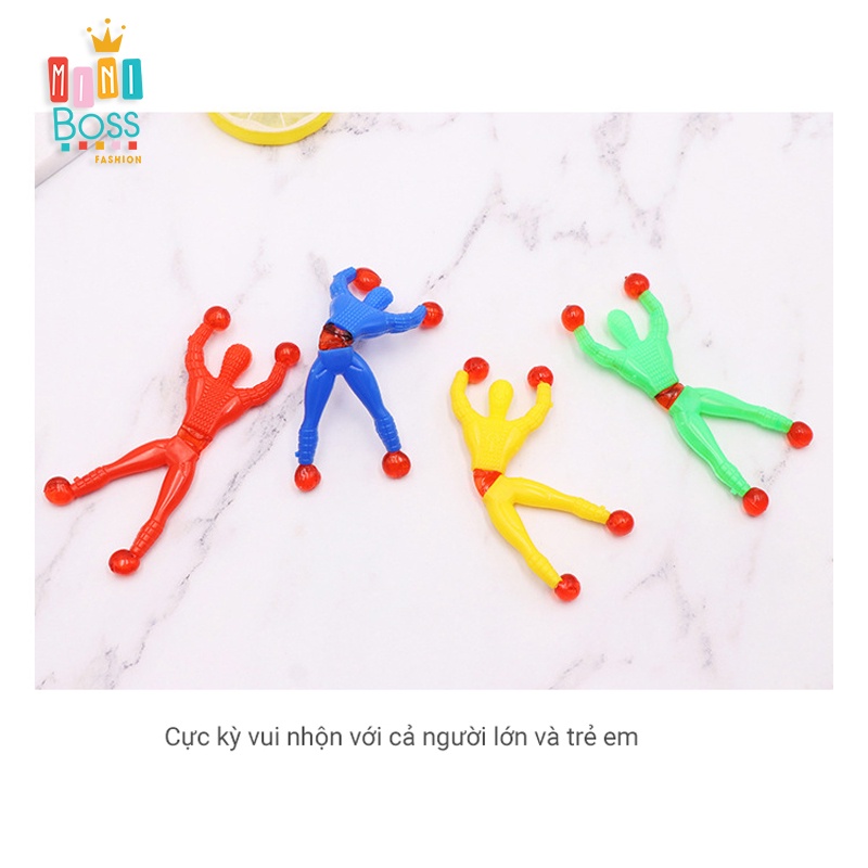 Đồ chơi người nhện leo tường, siêu nhân leo tường giảm căng thẳng