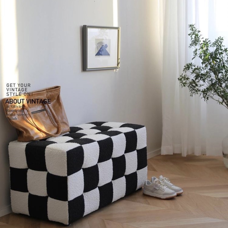 Ghế phụ Caro cao cấp - Checkered Chair